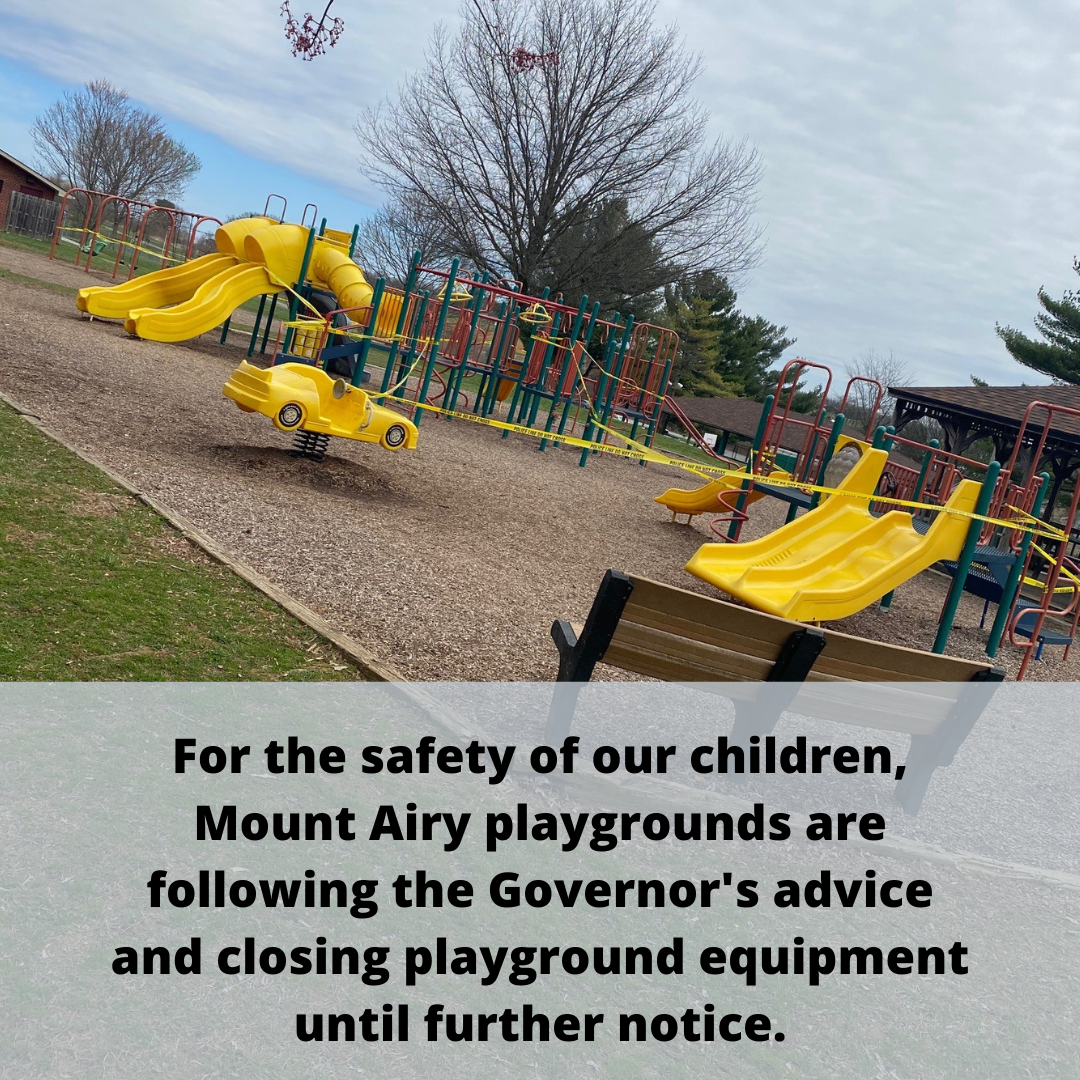 Playgrounds closed post