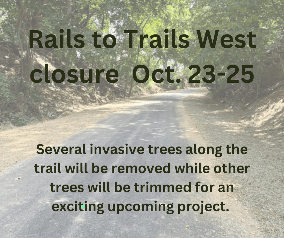 Rails to Trails West closure
