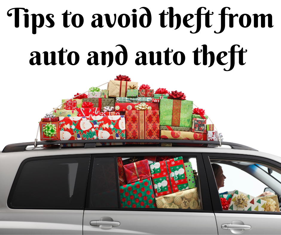 Tips to avoid theft from auto and auto theft