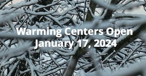Warming Centers Open