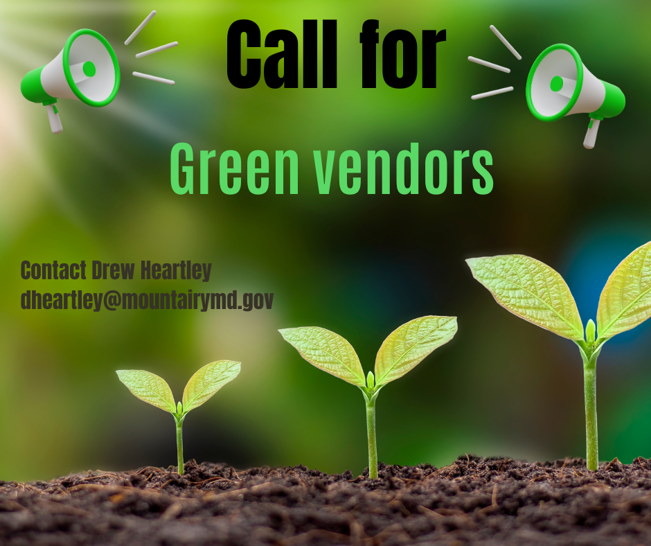 Call for green vendors