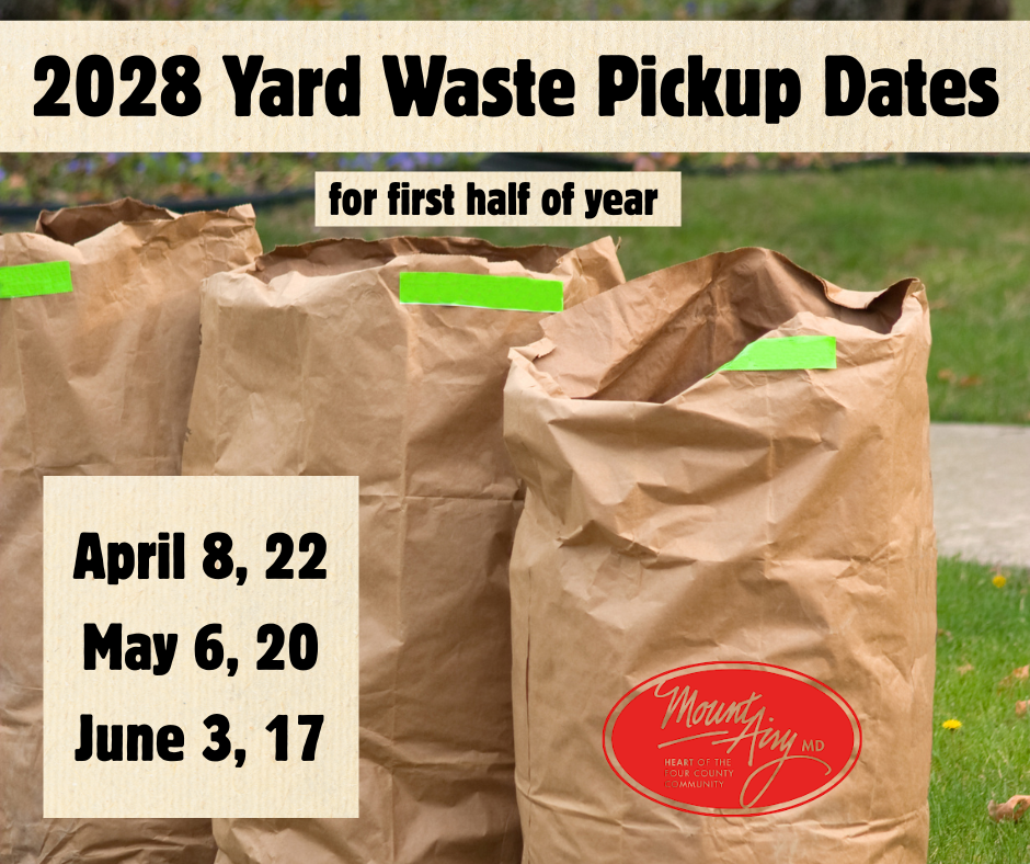 2028 Yard Waste Pickup Dates
