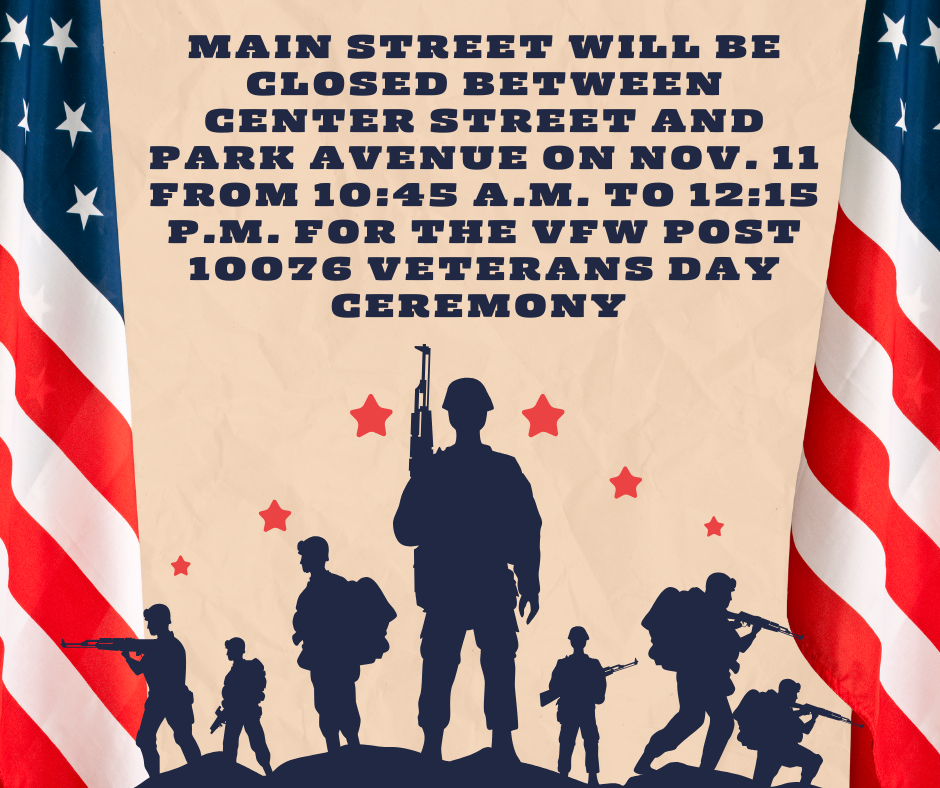 Main Street will be closed (3)