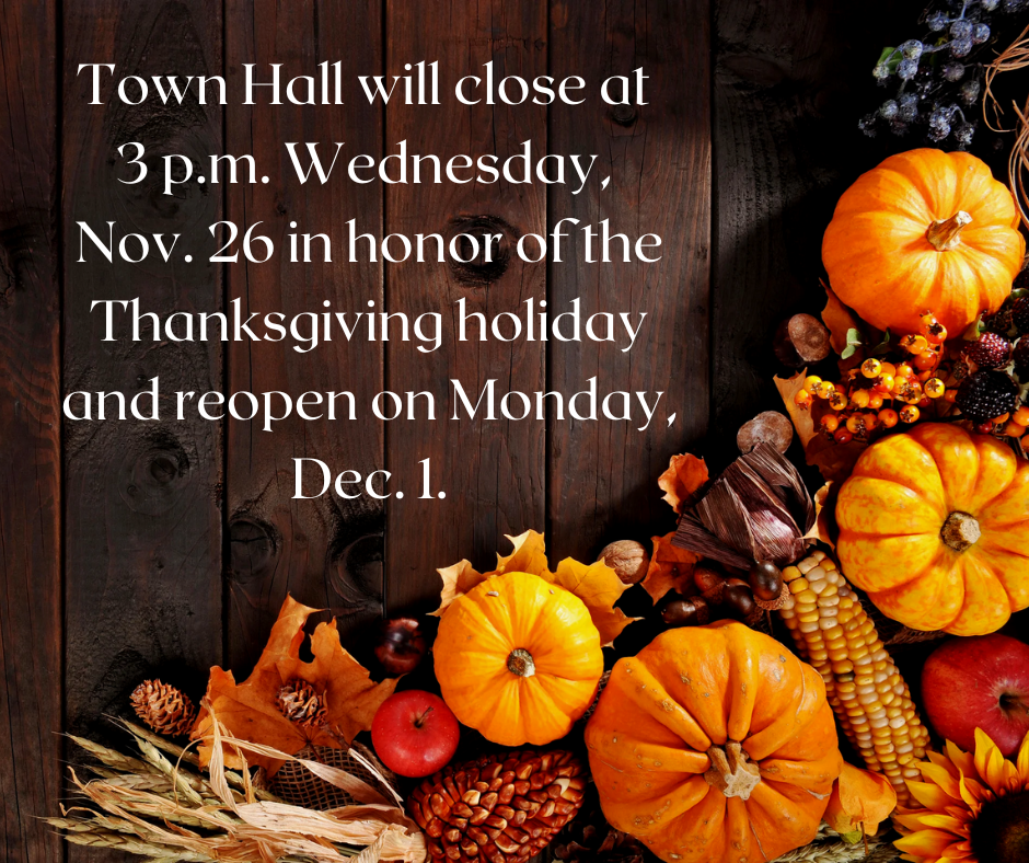 Thanksgiving closure